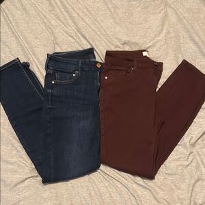 Dark Blue and Burgundy H&M Skinny Bundle